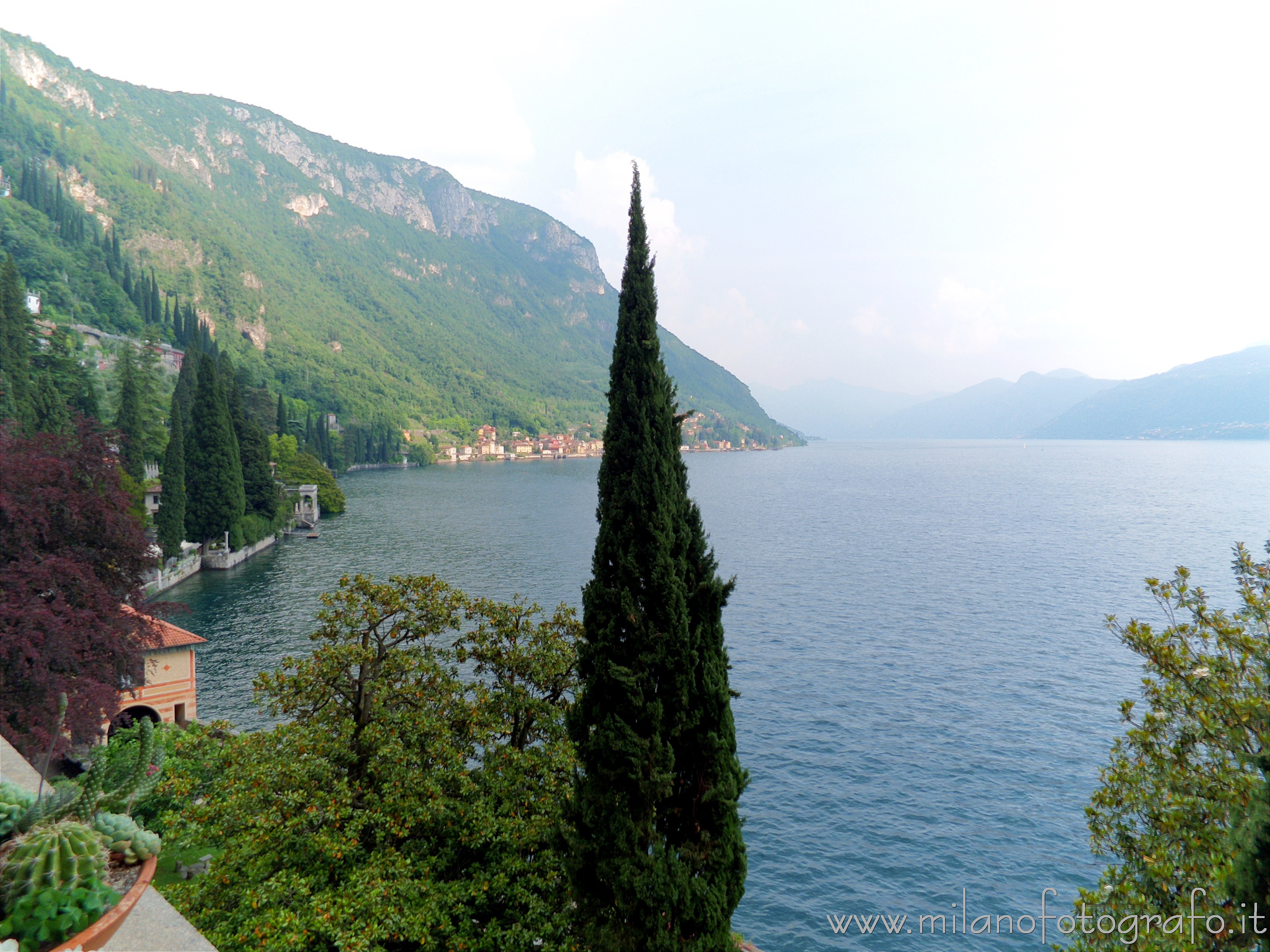 Varenna (Lecco, Italy) - Lake Lecco seen from the entrance hall of Villa Monastero